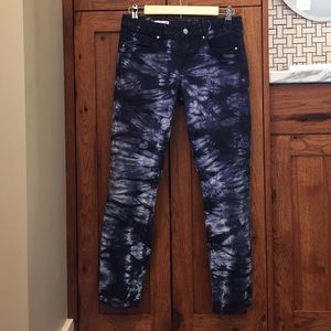 Tie dye skinny jean