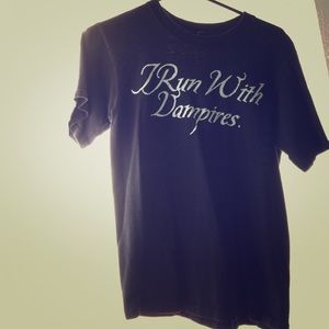Team Edward "I run with vampires" tshirt