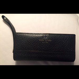 Kate spade black leather wallet