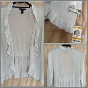 NEW WITH TAGS! INC 3x Silver Shrug/Cardi!