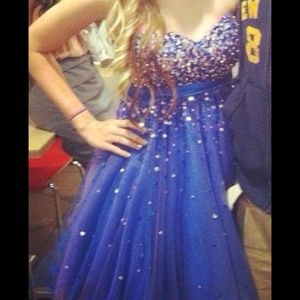Blue Homecoming dress ✨💙