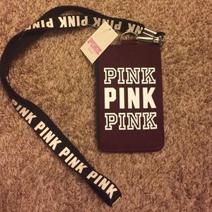 Vs pink maroon landyard@beautycentral