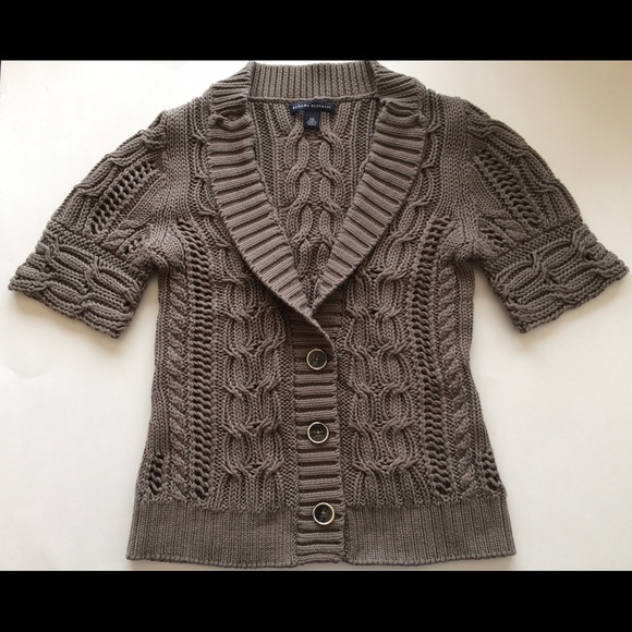 Banana Republic, Sage Green, Short-Sleeved Sweater