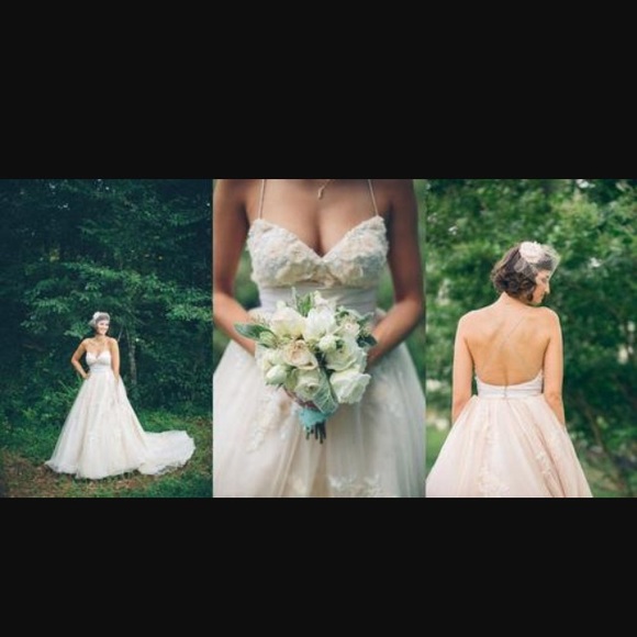 SOLD! Oriana ivory ball gown wedding dress - Picture 3 of 4