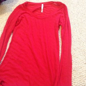 Zig zag long sleeve top