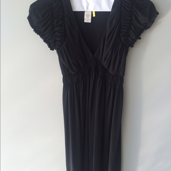Short Black Ruffled Party Dress
