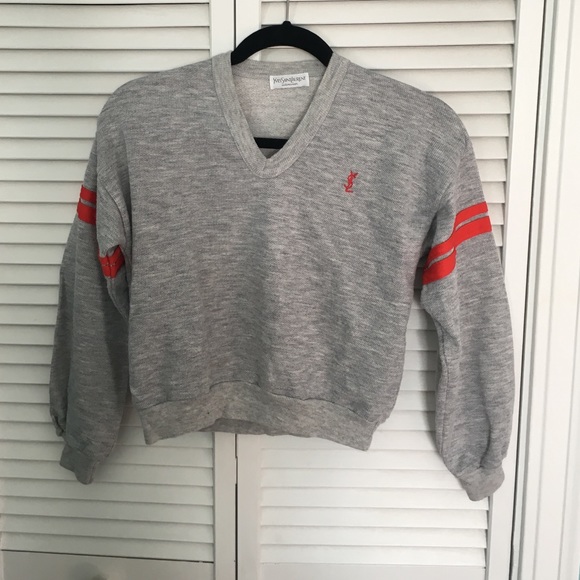 VINTAGE YSL sweatshirt crop ❤️ - Picture 2 of 4