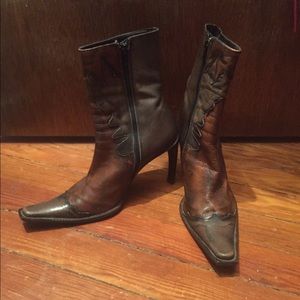 Brown Cowboy style boots