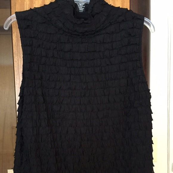 Black mock neck