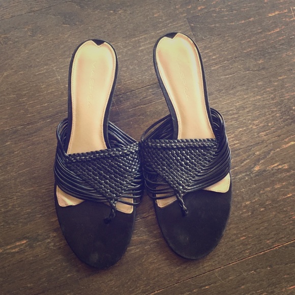 Via Spiga black sandals size 9.5