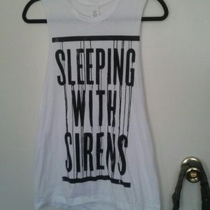 Sleeping with sirens muscle tee