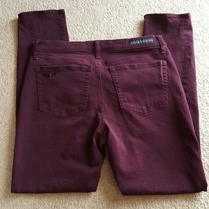 Rock republic purple skinny jeans
