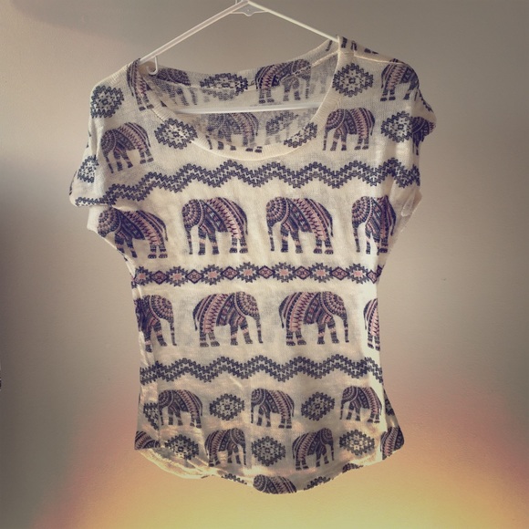 TRIBAL ELEPHANT SHIRT ~