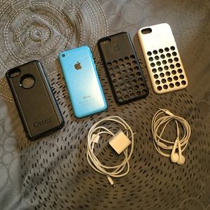 US Cellular iPhone 5C Blue