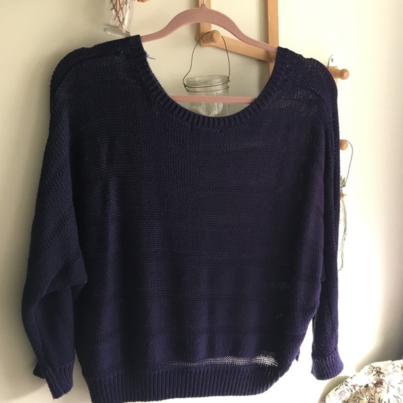 Navy blue sweater