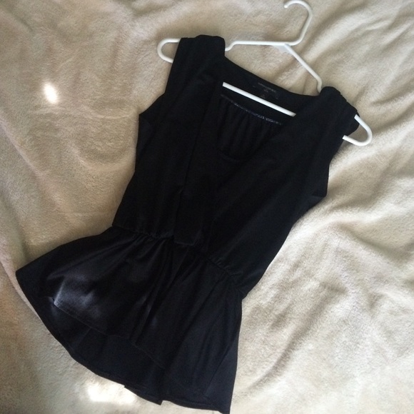 Black tank top