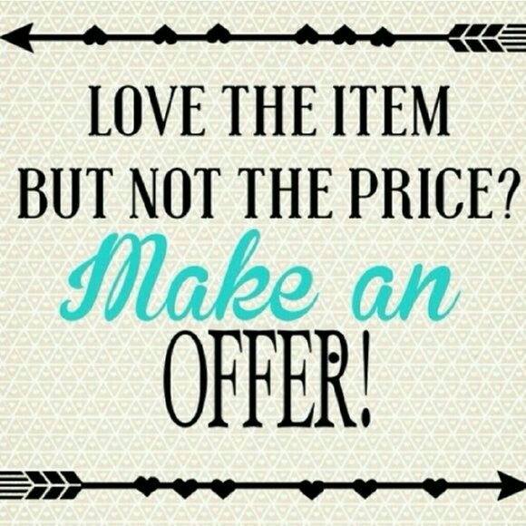 Make me a reasonable offer! Happy Poshing ladies!!