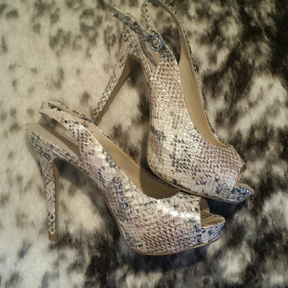 Snake skin heels