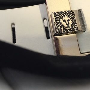 Ann Klein xl white belt