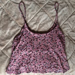 Cropped Flowy Tank