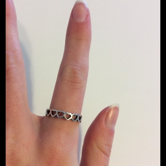 James Avery multiple heart ring