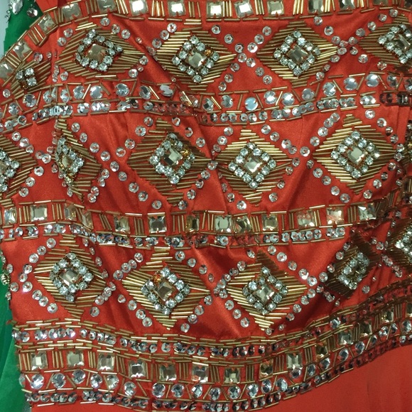 floor length, no stains/rips  original strapless - Picture 3 of 4