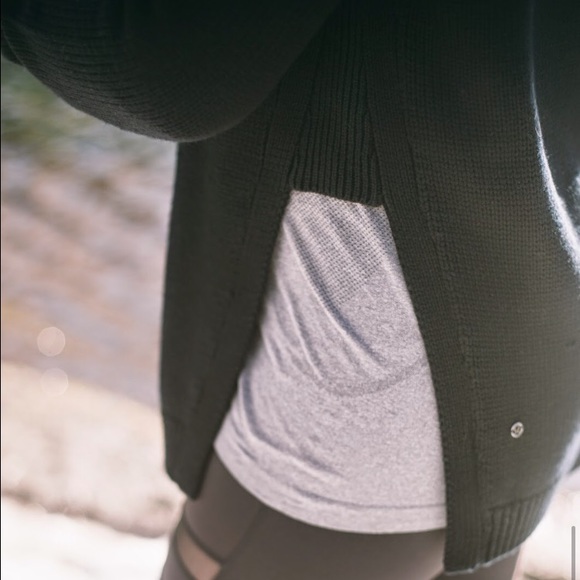 Lululemon knit sweater- dark olive