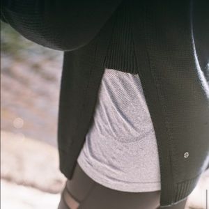 Lululemon knit sweater- dark olive