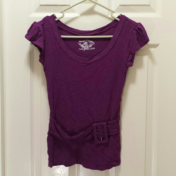 Derek Heart Purple Shirt