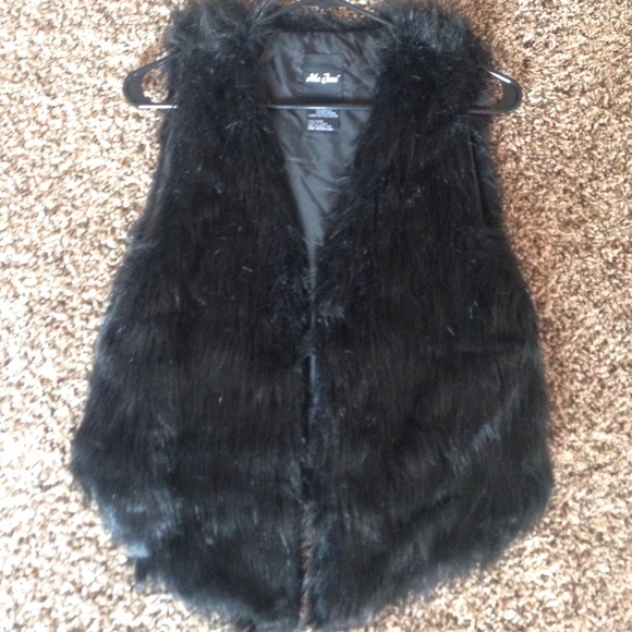 Faux fur vest