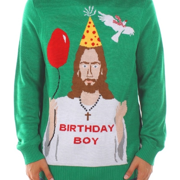 Birthday boy Christmas sweater