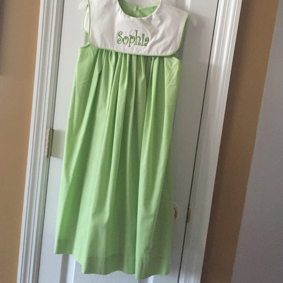 Monogrammed girls 'Sophia' smocked dress size 6