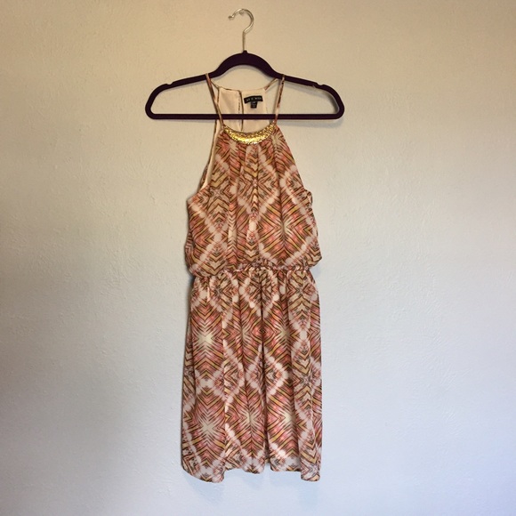 Halter Top Dress with a Super Fun Pattern - Picture 2 of 4