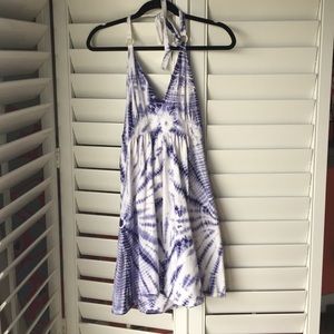 Victoria's Secret tie-dye halter sundress