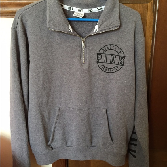 Victoria's Secret pink half zip sz xs