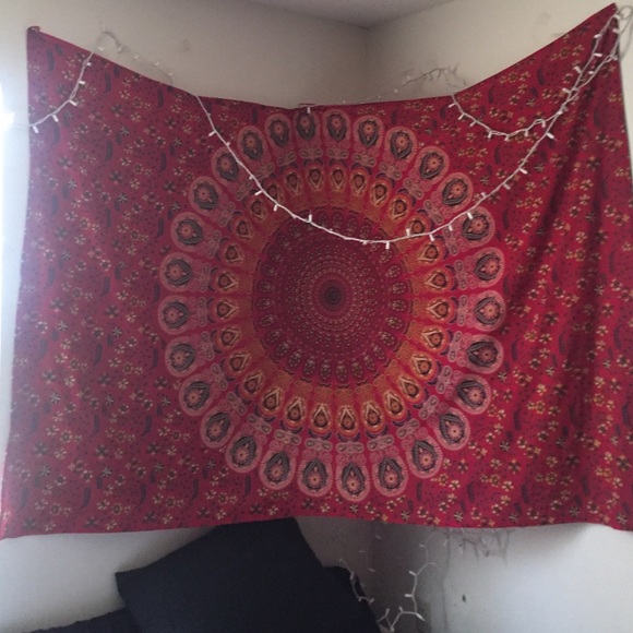 Red tapestry