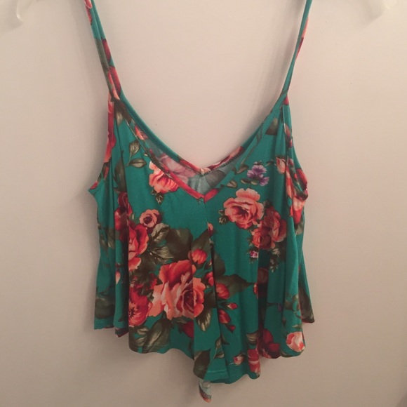 Floral crop top