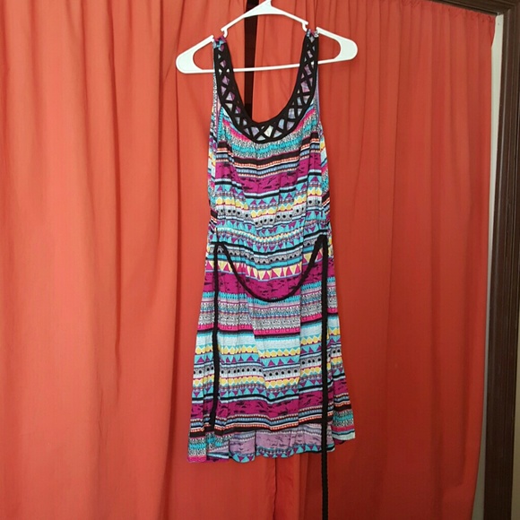 Tribal print dress