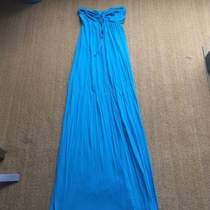 Abercrombie and Fitch strapless maxi dress