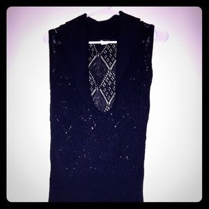 Wet seal woven over shirt