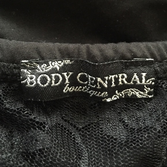 Body Central Lace Cutout Strapless Dress  small - Picture 4 of 4