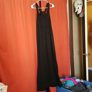 Black cotton maxi