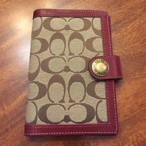 Coach address book holder