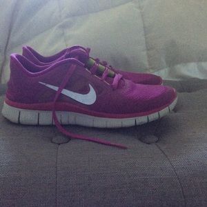 Purple Nike Free 5.0