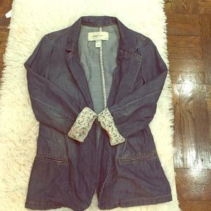 Denim blazer