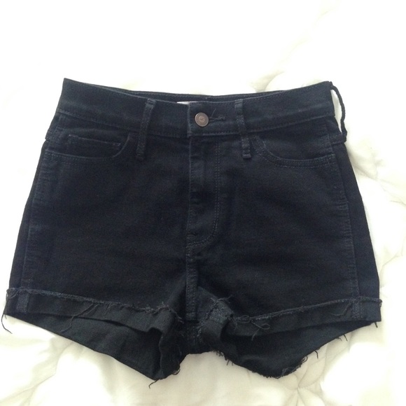 Black High Waisted Shorts