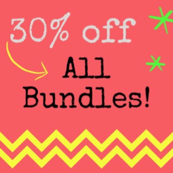 30% off Any bundle!!