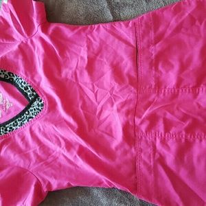 Pink Woman's Scrub Outfit- XS