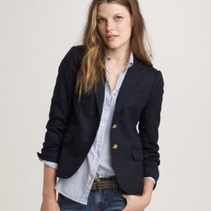 J.Crew Navy Wool Blazer- size 4
