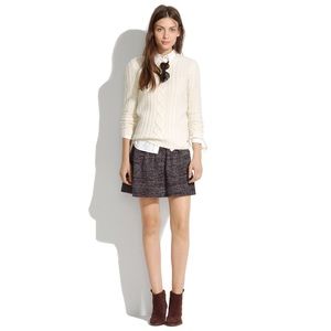 Madewell Turn Around Skirt in Purple